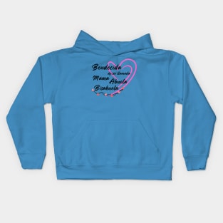 Bendecida de ser llamada mama Kids Hoodie